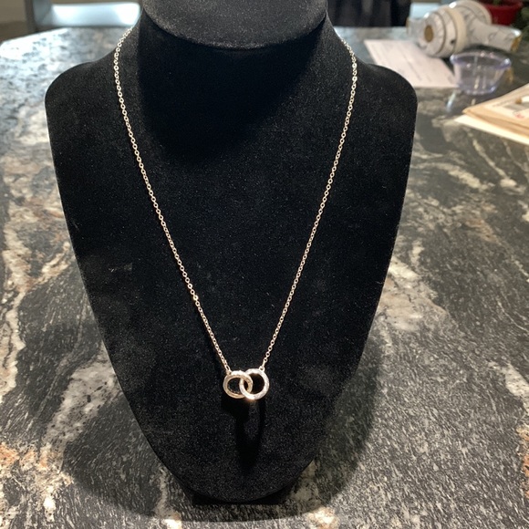 Womens’ Double loop necklace - Picture 1 of 7